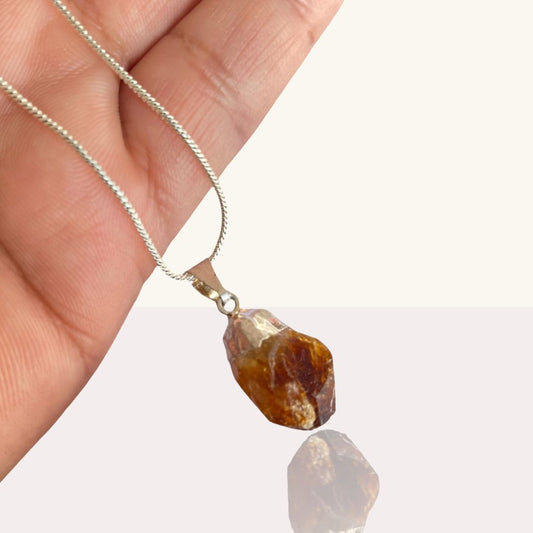 Colgante Citrino Natural | DINERO - EXITO