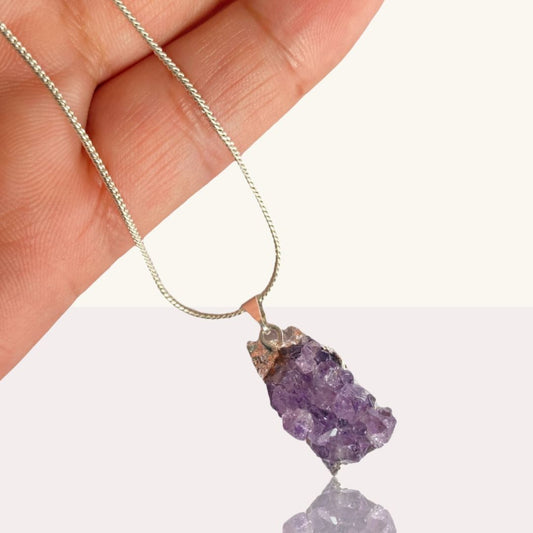 Colgante Drusa de Amatista | CALMA - EQUILIBRIO