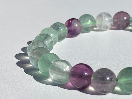 Pulsera Fluorita Arco Iris | RENOVACIÓN - SABIDURÍA INTERIOR
