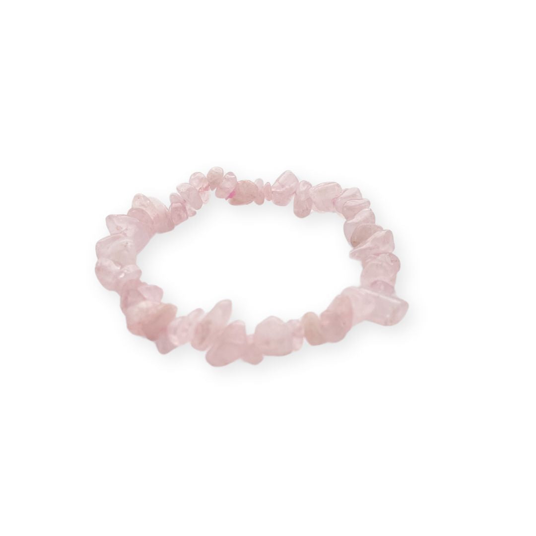 Pulsera Chip de Cuarzo Rosa | ARMONÍA - AMOR
