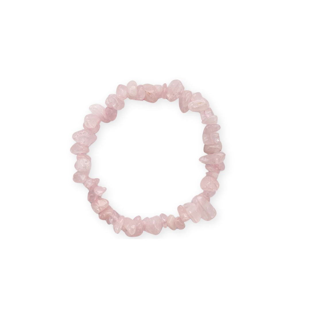 Pulsera Chip de Cuarzo Rosa | ARMONÍA - AMOR