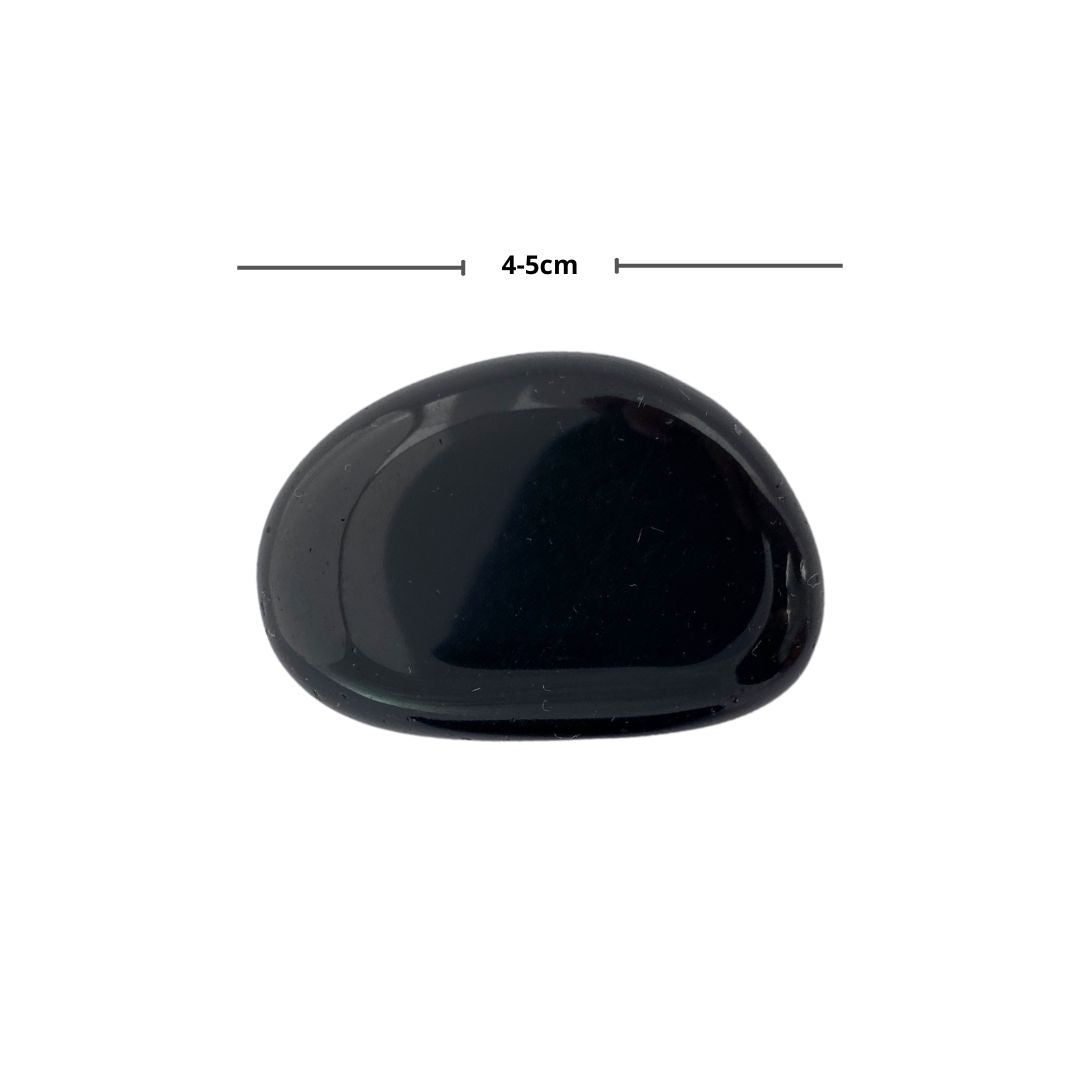 Rodado plano de Obsidiana | PROTECCIÓN - TRANSFORMACIÓN