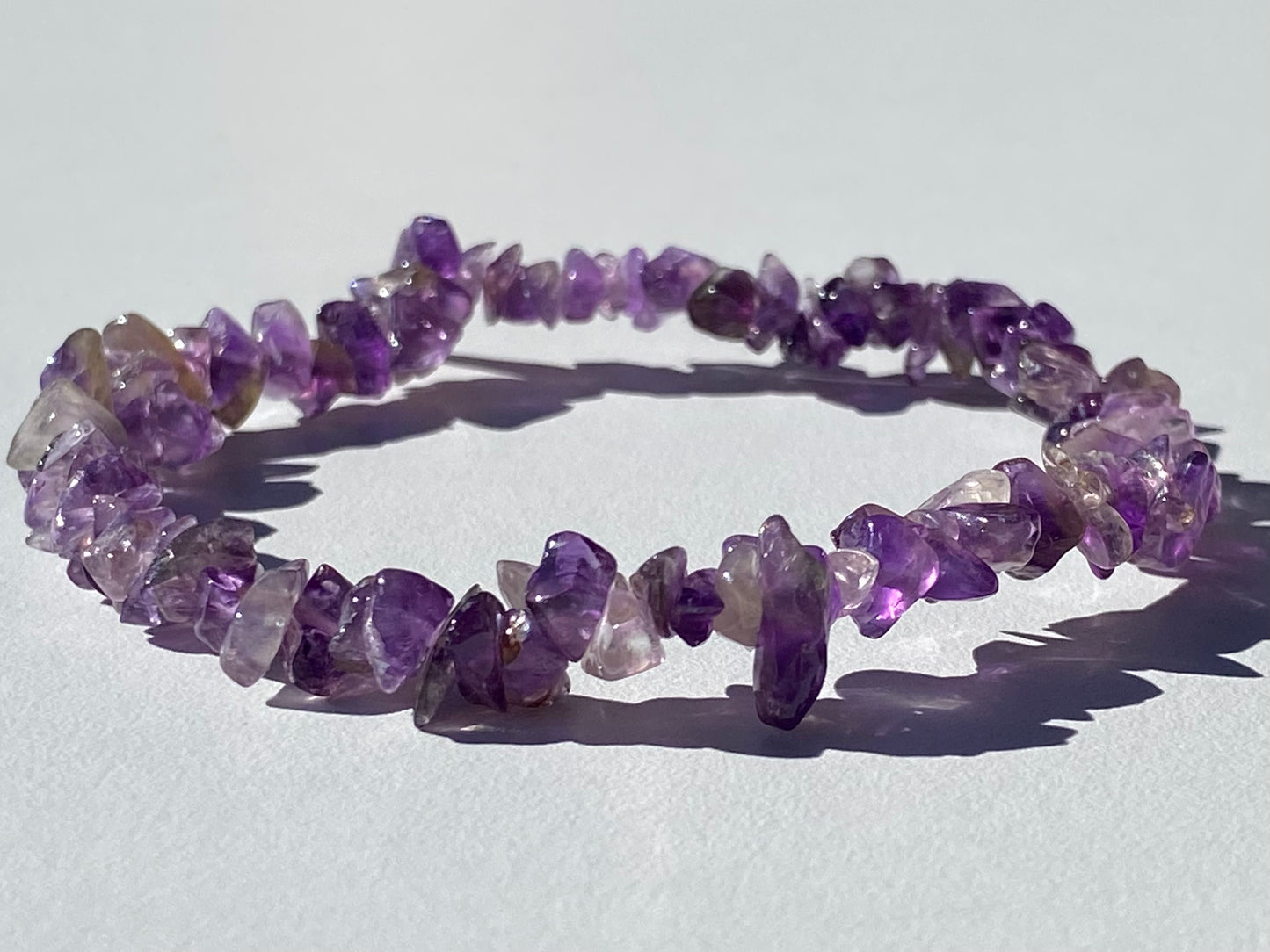 Pulsera Chip de Amatista |  CALMA - EQUILIBRIO