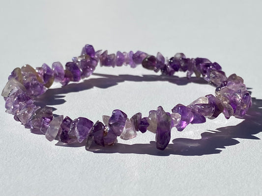 Pulsera Chip de Amatista |  CALMA - EQUILIBRIO