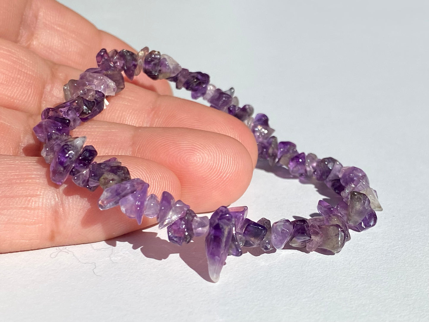 Pulsera Chip de Amatista |  CALMA - EQUILIBRIO