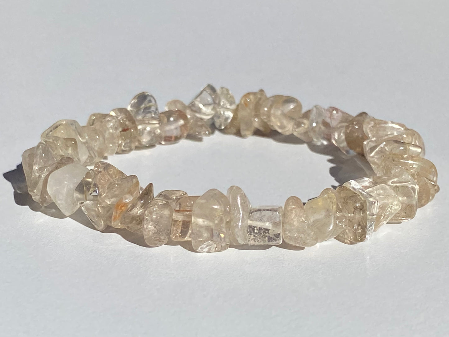 Pulsera chip Cuarzo Rutilado | INTUICIÓN - MANIFESTAR