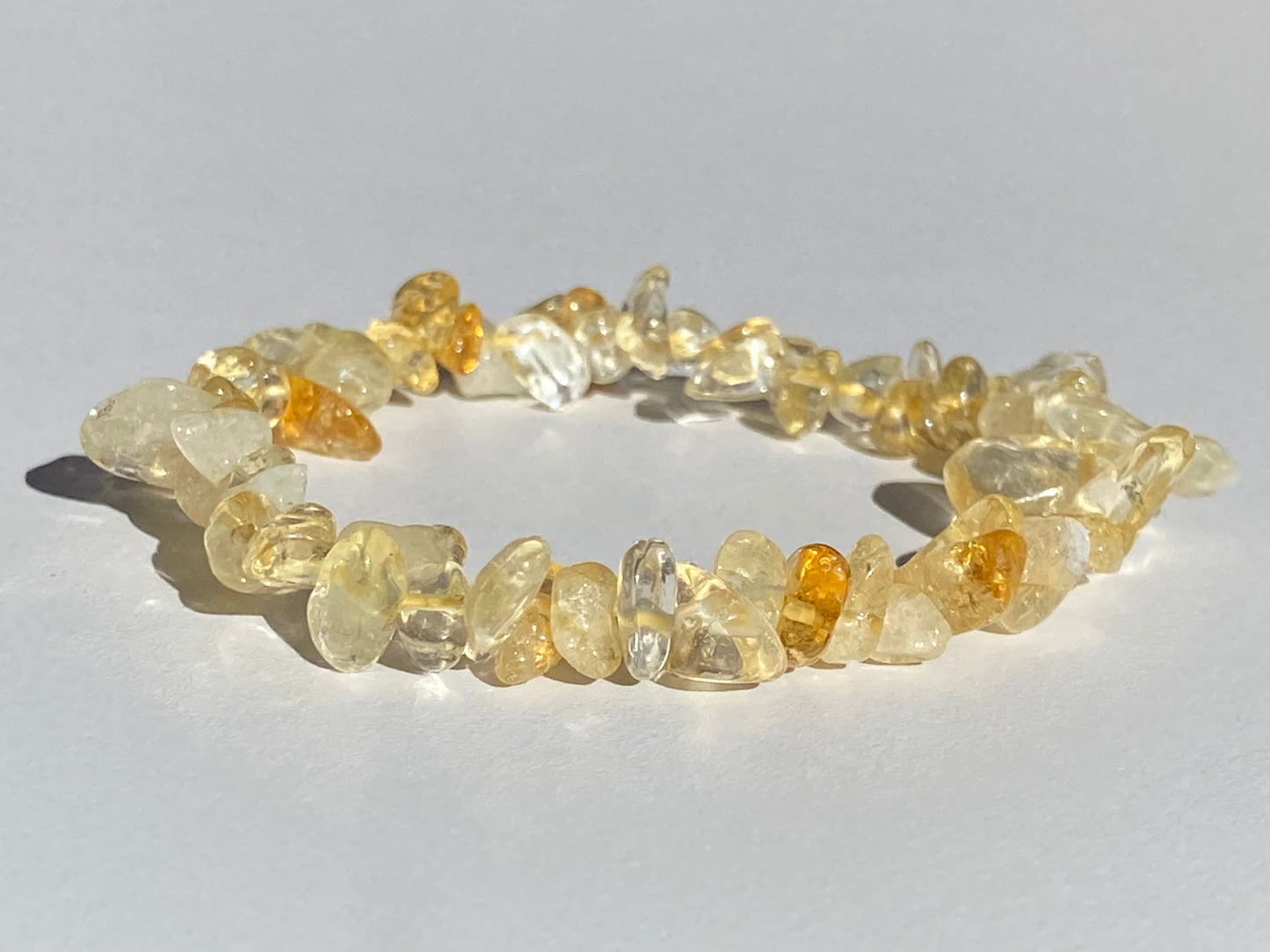 Pulsera Chip Citrino Calentado | ABUNDANCIA