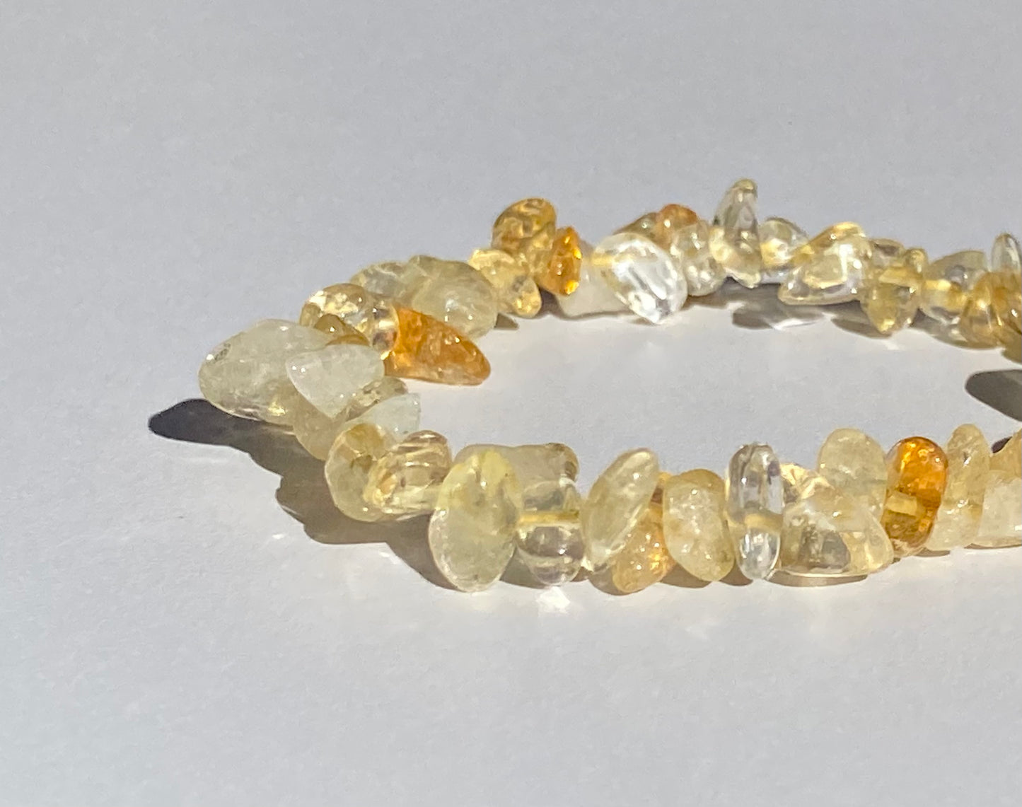 Pulsera Chip Citrino Calentado | ABUNDANCIA