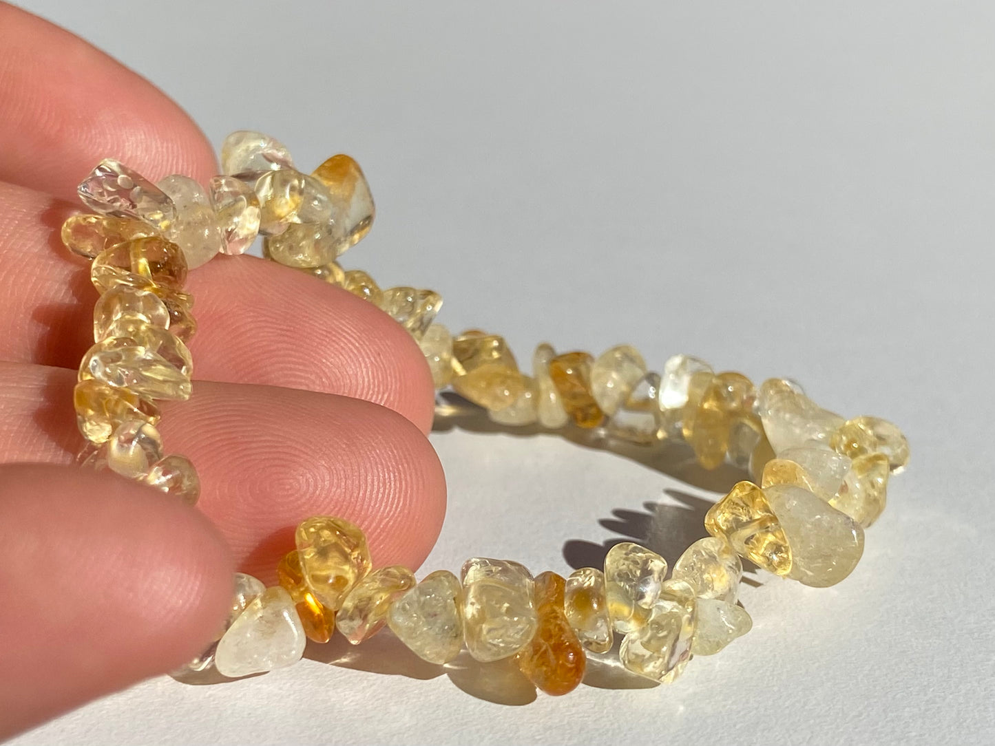 Pulsera Chip Citrino Calentado | ABUNDANCIA