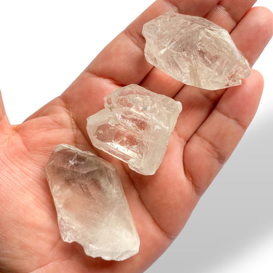 Puntas en Bruto de Cuarzo Blanco | CLARIDAD - PAZ