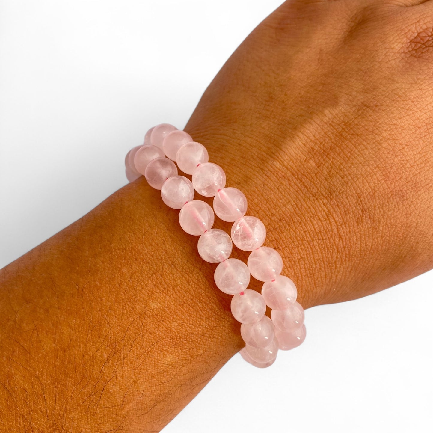 Pulsera Cuarzo Rosa | 8mm | ARMONÍA - AMOR