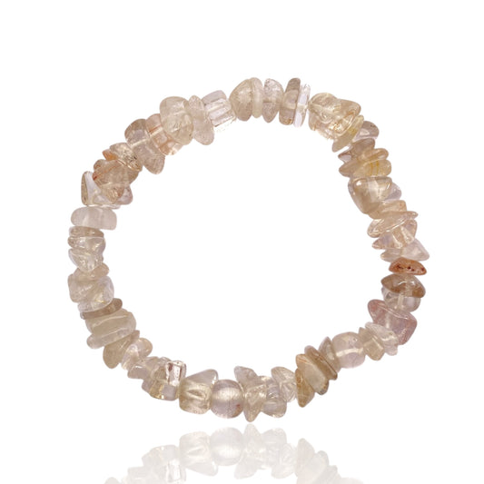 Pulsera chip Cuarzo Rutilado | INTUICIÓN - MANIFESTAR